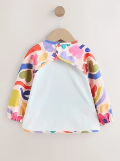 Next - Bavoir à manches de sevrage et d’alimentation Stampy Floral Clearance