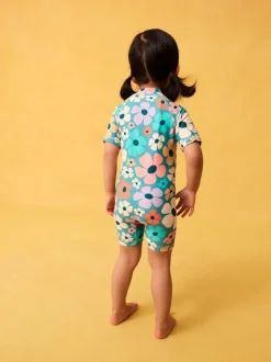 Next - Maillot de bain Sunsafe (3mths-10yrs) Stampy Floral