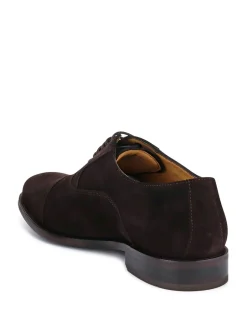 Jones Bootmaker Suede Brune - Ajustement régulier - Chaussures habillées en cuir à lacets pour homme Online