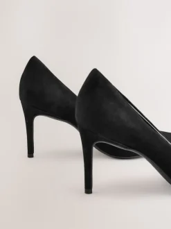 Next - Chaussures de milieu de terrain en cuir Suede noire Outlet