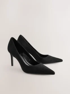 Next Suede noire - Chaussures de milieu de terrain en cuir Online