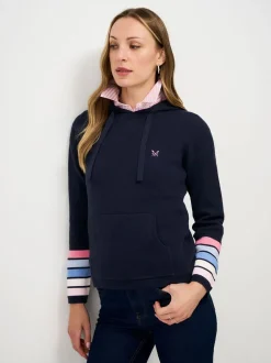 Crew Clothing Sweat à capuche Kiefer rayé Best