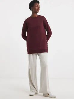 JD Williams Sweat-shirt long zippé sur le côté Best