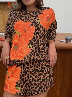 Never Fully Dressed Sweat-shirt en coton coquelicot