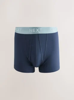 Next - Boxer en coton riche 10 Lot Taille bleu marine métallisée Outlet