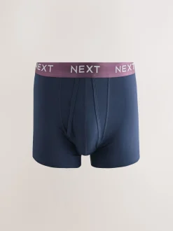 Next - Boxer en coton riche 10 Lot Taille bleu marine métallisée Outlet