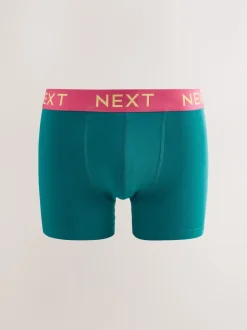 Next Tailles bleu marine vif/orange - Lot de 10 - Boxer en coton riche