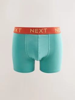Next Tailles bleu marine vif/orange - Lot de 10 - Boxer en coton riche