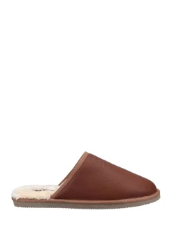 Hush Puppies Tan foncé - Chaussons Coady en cuir Best