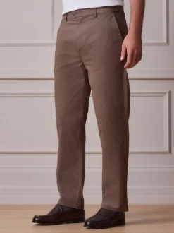 Next Taupe (Taupe) - Ajustement droit - Pantalon chino Ultimate Best