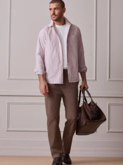 Next Taupe (Taupe) - Ajustement droit - Pantalon chino Ultimate Best