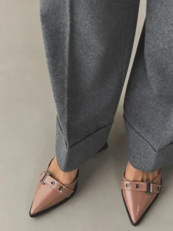 Next Taupe (Taupe) - Chaussures à talons carrés Forever Comfort® à bout pointu Clearance