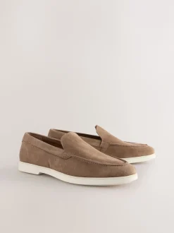 Next Taupe (Taupe) - Mocassins en daim Best