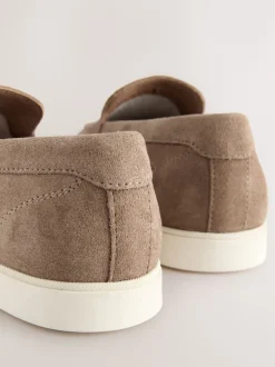 Next Taupe (Taupe) - Mocassins en daim Best