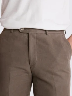 MOSS Taupe (Taupe) - Pantalon en velours côtelé brossé Best