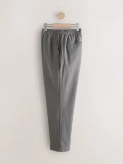 Next Taupe (Taupe) - Pantalons Habillé texturés à taille élastiquée en laine Sale