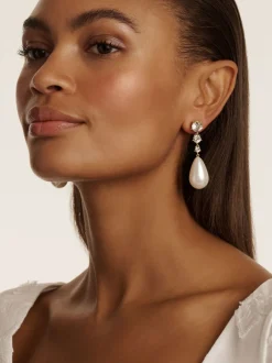 Ted Baker Pearsti : Pendants d'oreilles avec perles de cristal Clearance