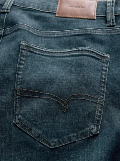 Next - Ajustement droit - Jean Motionflex Teinte bleue