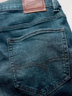 Next - Slim Fit (Slim Fit) - Jean Motionflex Teinte bleue Sale