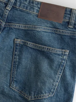 Next - Coupe ample - délavé vintage Denim Jeans Teinte foncée New