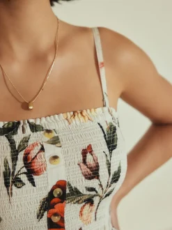 Next Terrain blanc - Combinaison bandeau en lin New