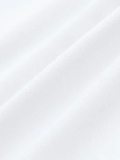 Next Texture moucheté blanc/bleu - Slim Fit (Slim Fit) - Ensemble chemise élégante, cravate et mouchoir de poche en coton mélangé