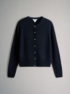 The Set lot de 2 Cardigans en maille à boutons Or avec laine Online