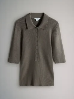 The Set lot de 3 Hauts côtelés en maille Best