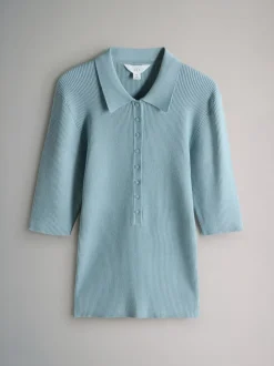 The Set lot de 3 Hauts côtelés en maille Best