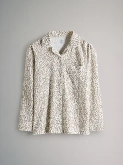 The Set lot de 2 pyjamas en jersey de viscose à manches longues New