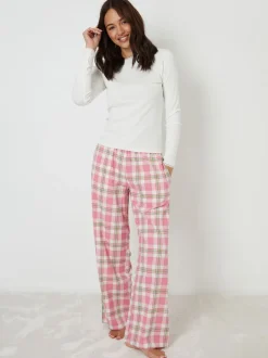 Threadbare ensemble de pyjamas à carreaux, manches longues et col rond Best