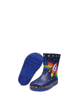 Toezone Bottes en caoutchouc Blue Quinn Space Rocket Sale