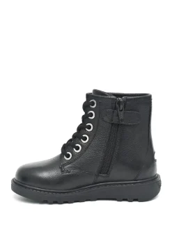 Toezone Storm Garçons Leather Ortholite Ankle Noir Bottes Best
