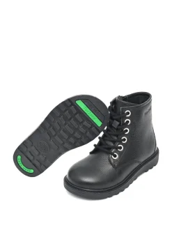 Toezone Storm Garçons Leather Ortholite Ankle Noir Bottes Best