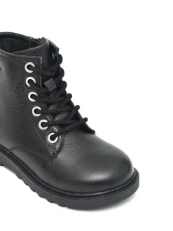 Toezone Storm Garçons Leather Ortholite Ankle Noir Bottes Best