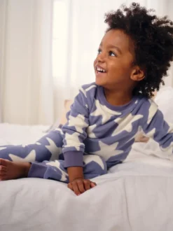 Next Étoile bleue/blanche - Pyjama simple en polaire confortable (9mois-12ans) Outlet