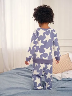 Next Étoile bleue/blanche - Pyjama simple en polaire confortable (9mois-12ans) Outlet