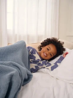 Next Étoile bleue/blanche - Pyjama simple en polaire confortable (9mois-12ans) Outlet