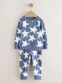 Next Étoile bleue/blanche - Pyjama simple en polaire confortable (9mois-12ans) Outlet
