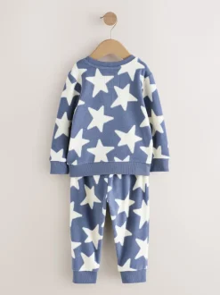 Next Étoile bleue/blanche - Pyjama simple en polaire confortable (9mois-12ans) Outlet