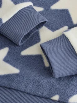 Next Étoile bleue/blanche - Pyjama simple en polaire confortable (9mois-12ans) Outlet