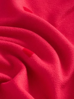 Next Étoile rouge - Pyjama à manches longues doux cœur Clearance