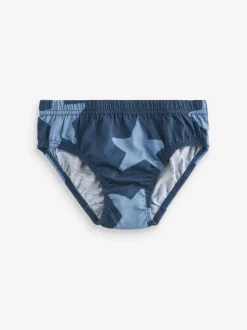 Next Étoiles et rayures bleues - Paquet de slips 10 (1.5-10ans) Sale