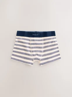 Next - Lot de 10 boxers (1.5-16ans) Étoiles et rayures bleues New