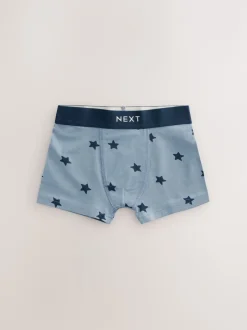 Next - Lot de 10 boxers (1.5-16ans) Étoiles et rayures bleues New