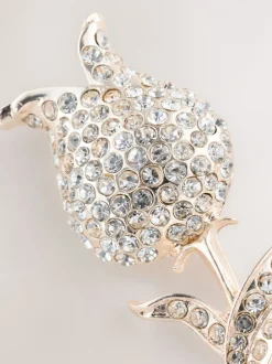 Next Ton d'or de rose - Broche rose scintillant Best