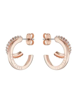 Ted Baker Ton d'or de rose - HELIAS : Boucles d’oreilles en cristal multicolore Best