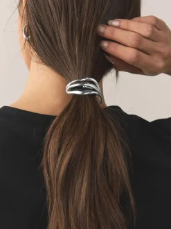 Next Tonalité argentée - Bobble à cheveux en métal Discount
