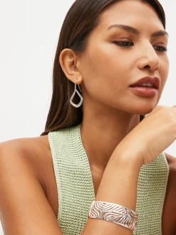 Next Tonalité argentée - Boucles d'oreilles Tear Drop