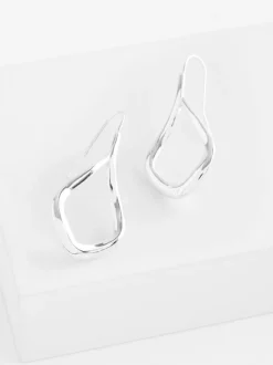 Next Tonalité argentée - Boucles d'oreilles Tear Drop